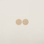 MIU MIU Miu Logo Earrings | Miu Miu Earrings (Gold)