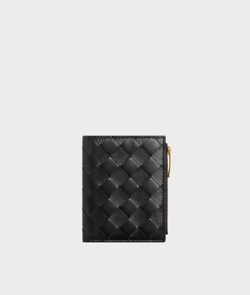 BOTTEGA VENETA Intrecciato Small Bi-Fold Wallet(Many Colors)