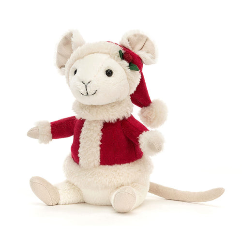 JELLYCAT Merry Mouse | 圣诞老鼠公仔(红色)