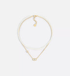 CHRISTIAN DIOR Petit CD Necklace | Dior necklace (gold)