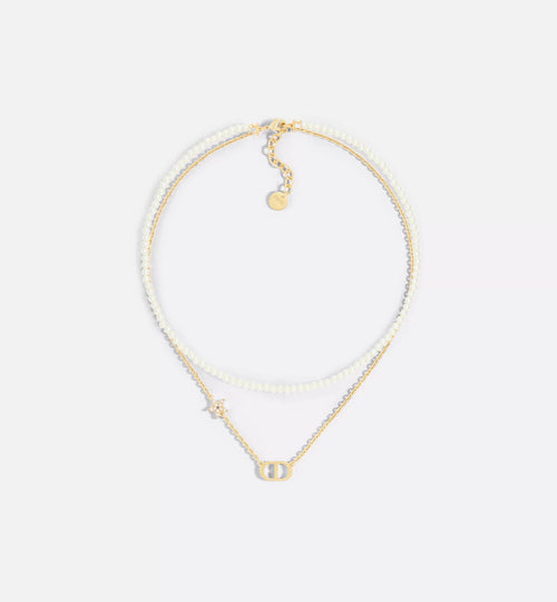 CHRISTIAN DIOR Petit CD Necklace | Dior necklace (gold)