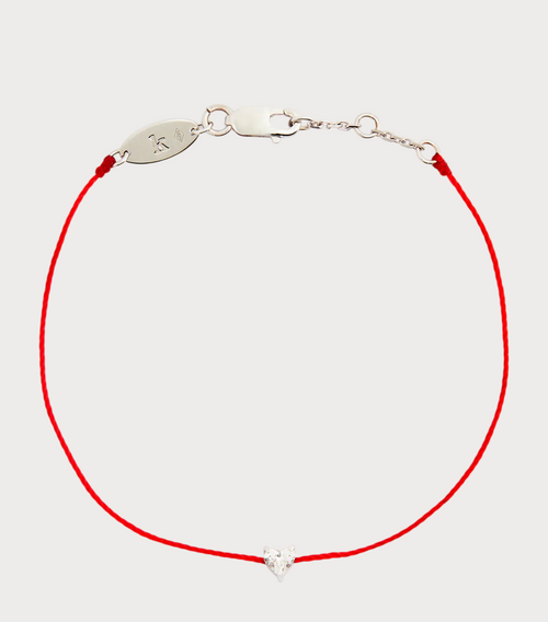 REDLINE Bien Aimé White Gold and Diamond Bracelet(Red)