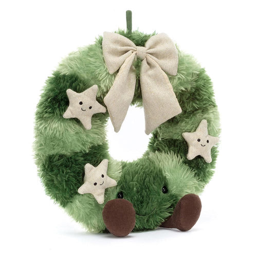 JELLYCAT Amuseables Nordic Spruce Wreath | 北歐雲杉花環 (綠色)