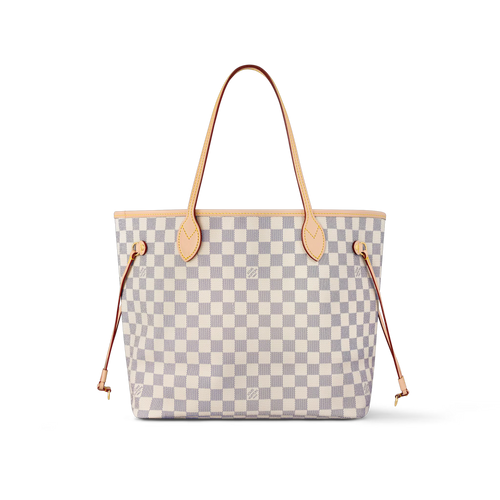 LOUIS VUITTON Neverfull MM Tote Bag White Louis Vuitton Tote Bag Mu LondonKelly