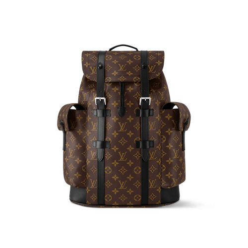 LOUIS VUITTON M43735 Men's Christopher MM Backpack | 路易威登 男仕背囊 (啡色)