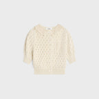 CELINE Cropped Cardigan | 賽琳 上衣 (白色)