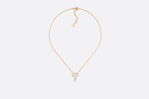 CHRISTIAN DIOR Petit CD Necklace | 迪奧 頸鏈 (Gold)