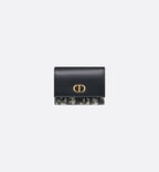 CHRISTIAN DIOR 30 Montaigne Trifold Wallet | 迪奧 三摺銀包 (藍色老花)