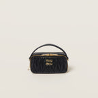 MIU MIU Matelasse Nappa Leather Shoulder Bag | 繆繆 手袋 (Black)