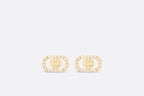 CHRISTIAN DIOR Petit CD Mini Stud Earrings | 迪奧 耳環 (金色)