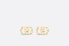 CHRISTIAN DIOR Petit CD Mini Stud Earrings | 迪奧 耳環 (金色)