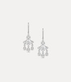 VIVIENNE WESTWOOD Joaquina Earrings | Queen Mother Earrings (Silver)