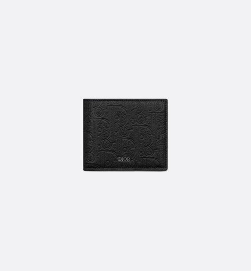 CHRISTIAN DIOR Men's Bifold Wallet | 迪奧 男仕銀包 (全黑色)