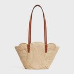 CELINE Classic Panier Small Braided Triomphe | 賽琳 草編袋 (啡色) - LondonKelly 英國名牌代購