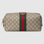 GUCCI Savoy Medium GG Toiletry Case | 古馳 化妝袋 (啡色) 