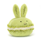 JELLYCAT Dainty Dessert Bunny Macaron | 精緻甜點兔子馬卡龍 (綠色)