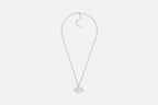 CHRISTIAN DIOR Men's Dior Charm Pendant Necklace | Dior Men's Necklace (Silver)