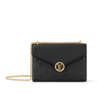 LOUIS VUITTON M13569 Rosy Wallet On Chain | Louis Vuitton wallet with chain (black)