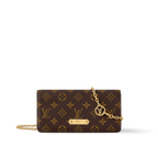 LOUIS VUITTON M82509 Lily Wallet On Chain Bag | 路易威登 銀包連鏈帶 (啡色老花)