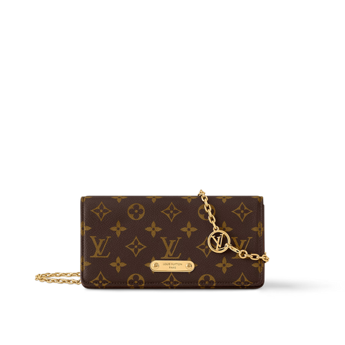 LOUIS VUITTON M82509 Lily Wallet On Chain Bag | 路易威登 銀包連鏈帶 (啡色老花)