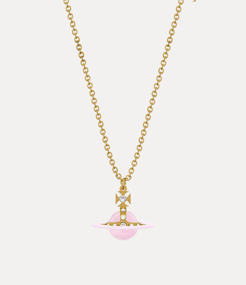 VIVIENNE WESTWOOD Petite Original Orb Pendant Necklace | 西太后 頸鏈 (粉紅色)