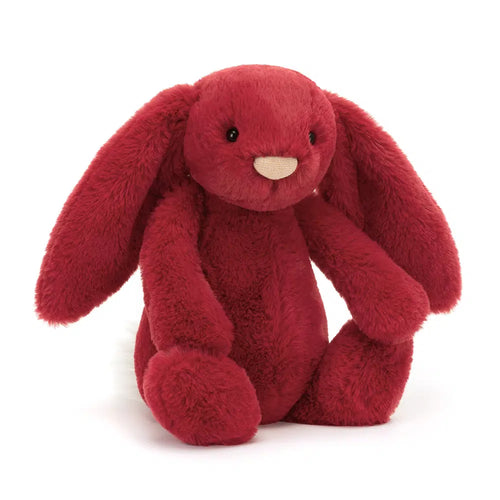 JELLYCAT Bashful Luxe Bunny Scarlett 31CM | 兔仔公仔 (紅色)