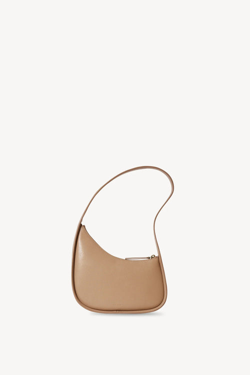 THE ROW Half Moon Bag in Leather | 半月手袋 (warm chestnut)