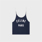 CELINE Celine Paris Tank Top | 賽琳 背心上衣 (深藍色)