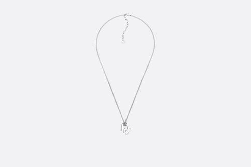 CHRISTIAN DIOR Men's Dior Oblique Pendant Necklace | 迪奧 男仕頸鏈 (銀色)