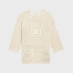 CELINE Triomphe Baja in Crocheted Wool | 賽琳 上衣 (白色)