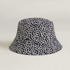 HERMES Harper Naoussa Bucket Hat | 愛馬仕 漁夫帽 (Bleu Noir)