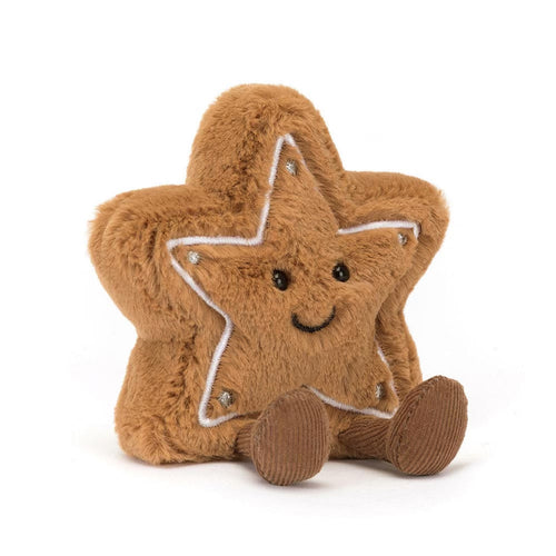 JELLYCAT Amuseables Star Cookie | 星星曲奇公仔 (啡色)