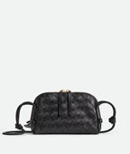 BOTTEGA VENETA Intrecciato Concert Pouch | 葆蝶家 手袋 (黑色)