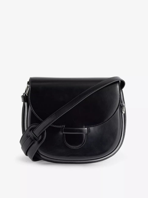 LEMAIRE Cartridge Sport Leather Shoulder Bag | 手袋 (黑色)