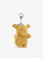 JELLYCAT Little Dragon Bag Charm | Little Dragon Handbag Charm (Yellow)