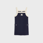 CELINE Mini Triomphe Dress | 賽琳 迷你裙 (藍色)