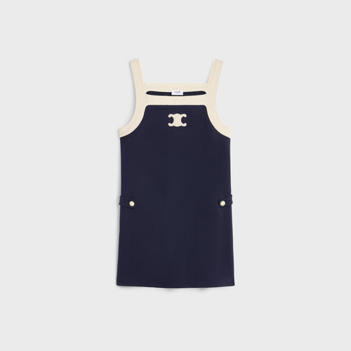 CELINE Mini Triomphe Dress | 賽琳 迷你裙 (藍色)