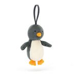 JELLYCAT Festive Folly Penguin | 企鵝聖誕樹吊飾 (黑白色)