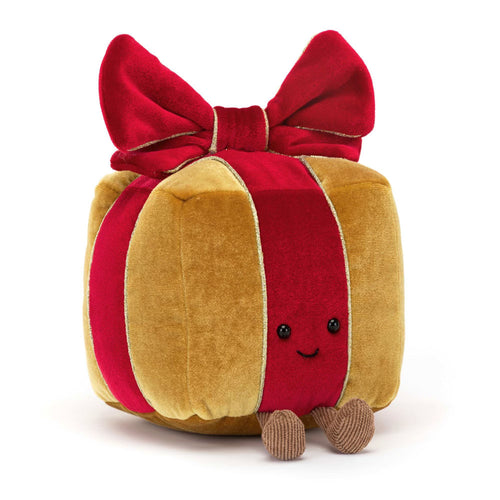 JELLYCAT Amuseables Present | Christmas Gift Figure (Brown)