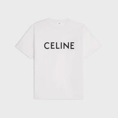 CELINE Men's Loose T-Shirt | 賽琳 男仕上衣 (White)