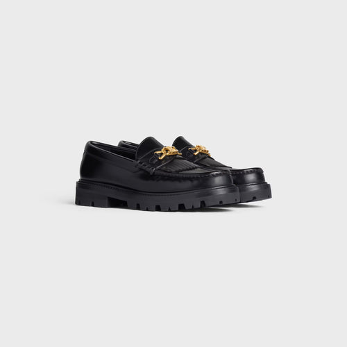 CELINE Margaret Loafer with Triomphe Chain | 賽琳 樂福鞋 (黑色)