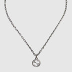 GUCCI Gucci Interlocking Pendant Necklace | 古馳 頸鏈 (銀色)