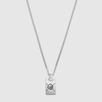 GUCCI Men's Ghost Pendant Necklace in Silver | 古馳 男仕頸鏈 (銀色)