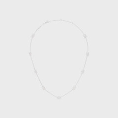 CELINE Triomphe Mini Triomphe Necklace | 賽琳 頸鏈 (Silver)