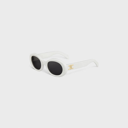 CELINE Triomphe 01 Sunglasses | 賽琳 太陽眼鏡 (白色)