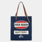 ANYA HINDMARCH Anya Brands Ever Ready Raffia Tote | 安雅·希德瑪芝 草編袋 (藍色)