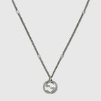 GUCCI Gucci Interlocking Necklace | 古馳 頸鏈 (銀色)