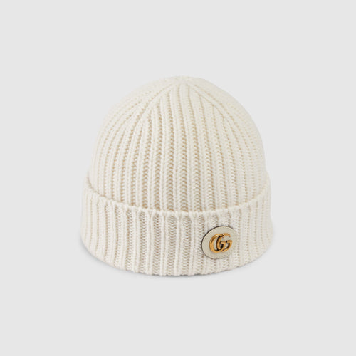 GUCCI Wool Cashmere Hat | 古馳 冷帽 (White)