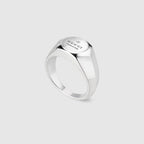 GUCCI Trademark Thin Ring | 古馳 戒指 (銀色)