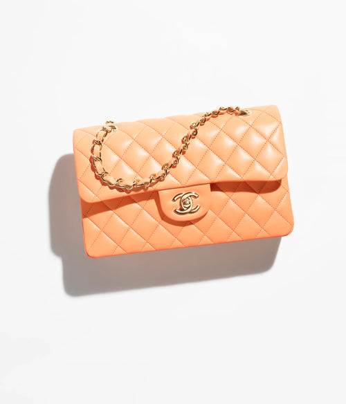 CHANEL Small Classic Flap Lambskin | 香奈儿经典手袋(23CM/黑色)